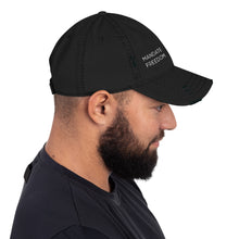 Load image into Gallery viewer, Mandate Freedom Distressed Ballcap | Black or Grey
